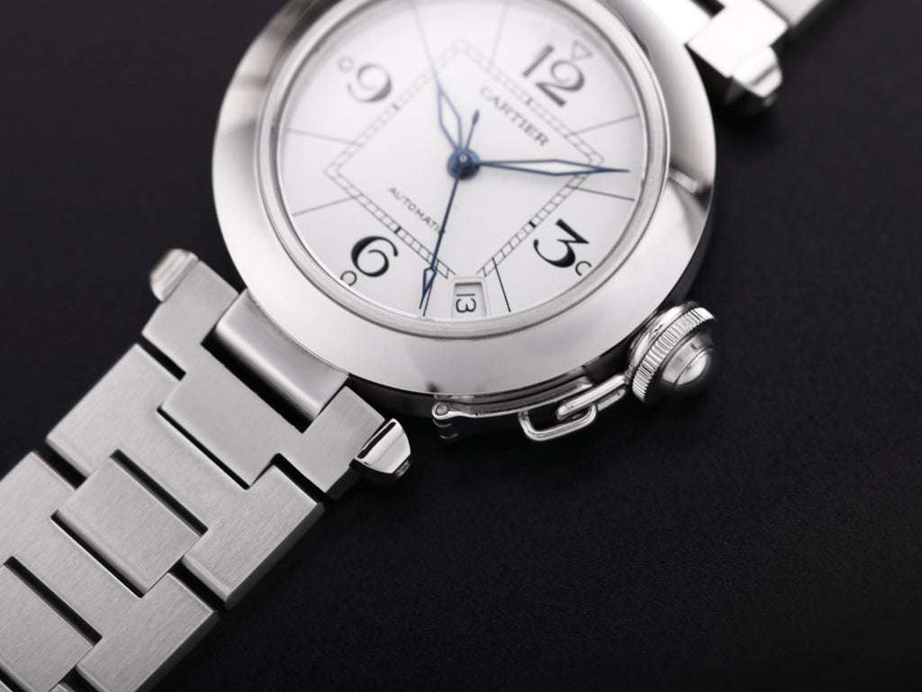 Reloj Cartier Pasha Blanco 35mm