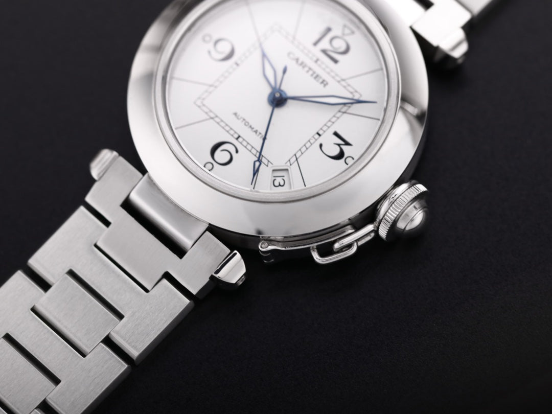 Reloj Cartier Pasha Blanco 35mm