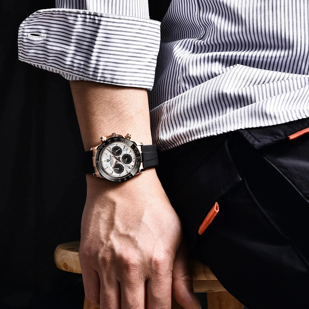 Pagani Design – Reloj Cronógrafo de Cuarzo Business de Lujo