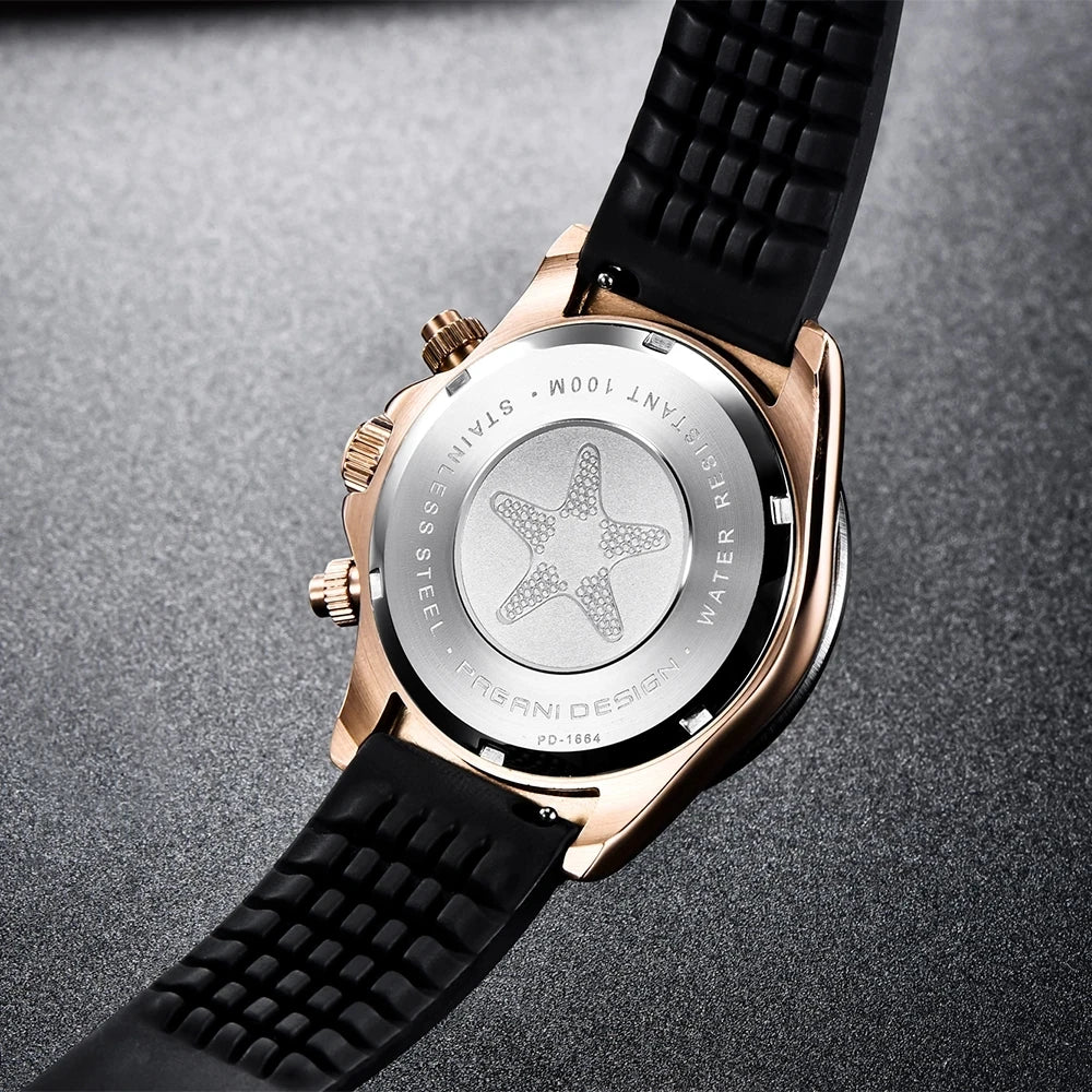 Pagani Design – Reloj Cronógrafo de Cuarzo Business de Lujo