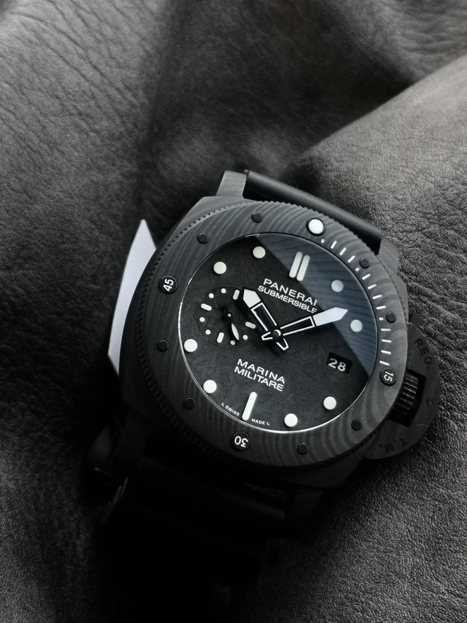 Panerai Submersible Marina Militare PAM979 / Carbotech 47mm