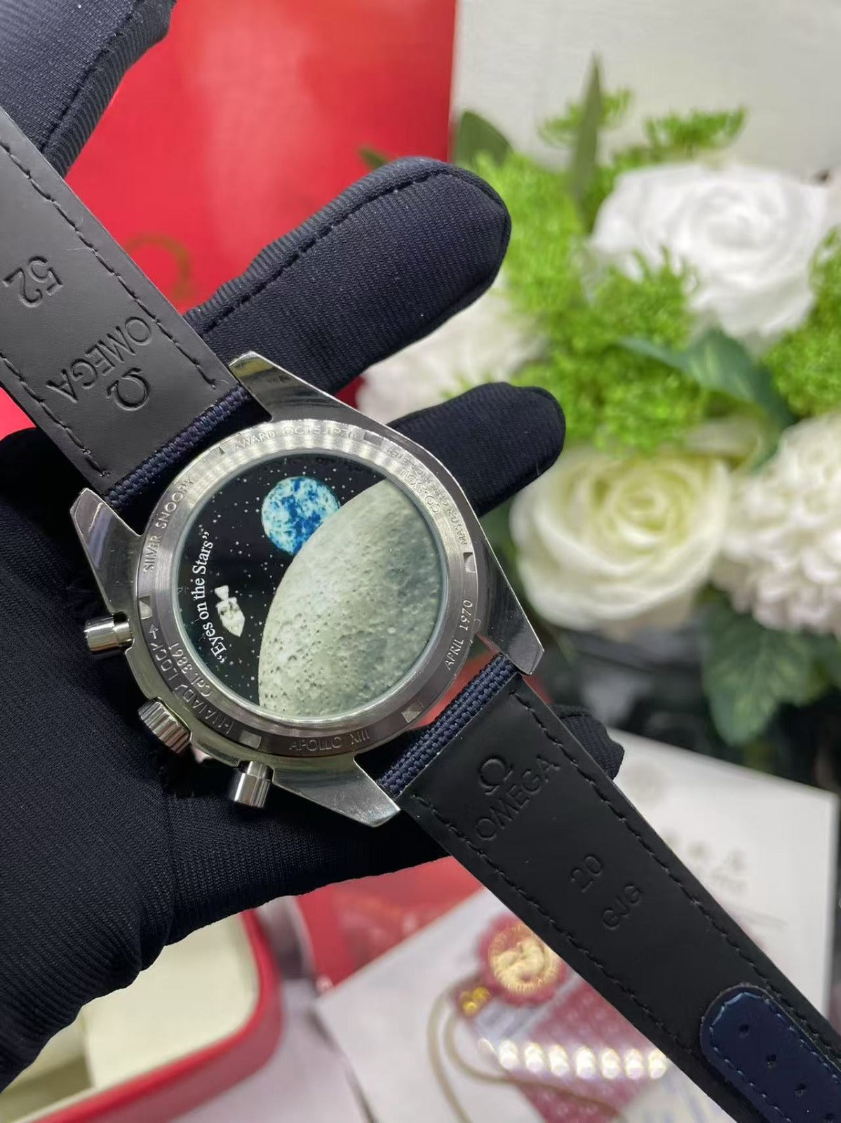 Omega Speedmaster Professional “Snoopy Edition” – Correa Azul 42mm