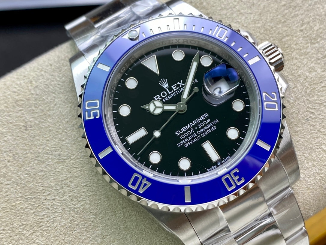 Rolex Oyster Perpetual Submariner Date Bisel Azul 41mm