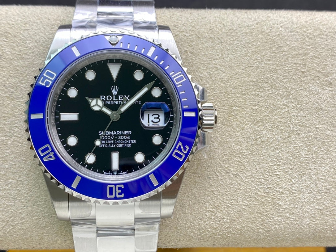 Rolex Oyster Perpetual Submariner Date Bisel Azul 41mm