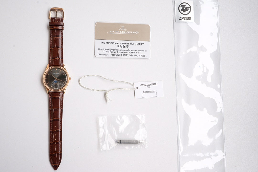 Jaeger-LeCoultre Master Moonphase Oro Rosa / Antracita 39mm
