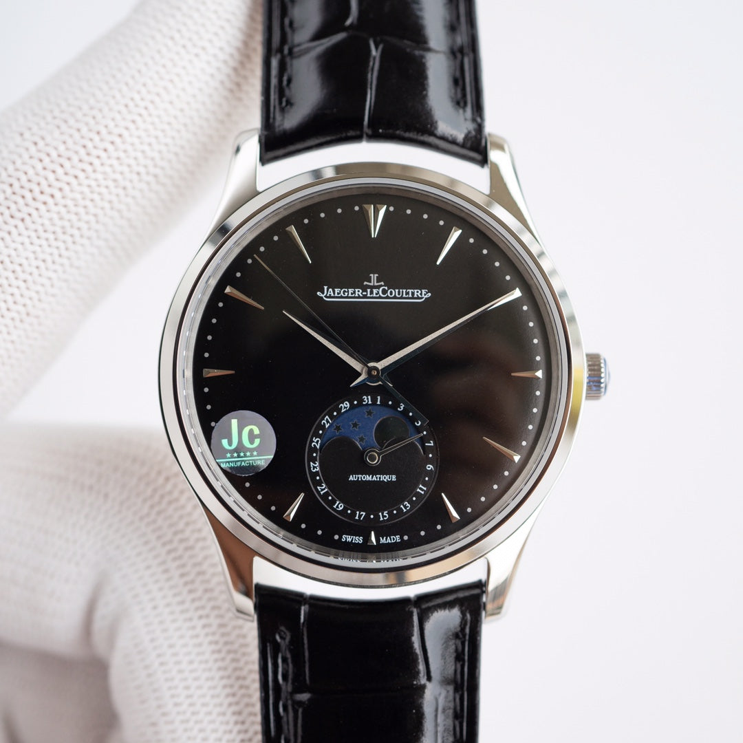Jaeger-LeCoultre Master Moonphase Acero / Negro 39mm