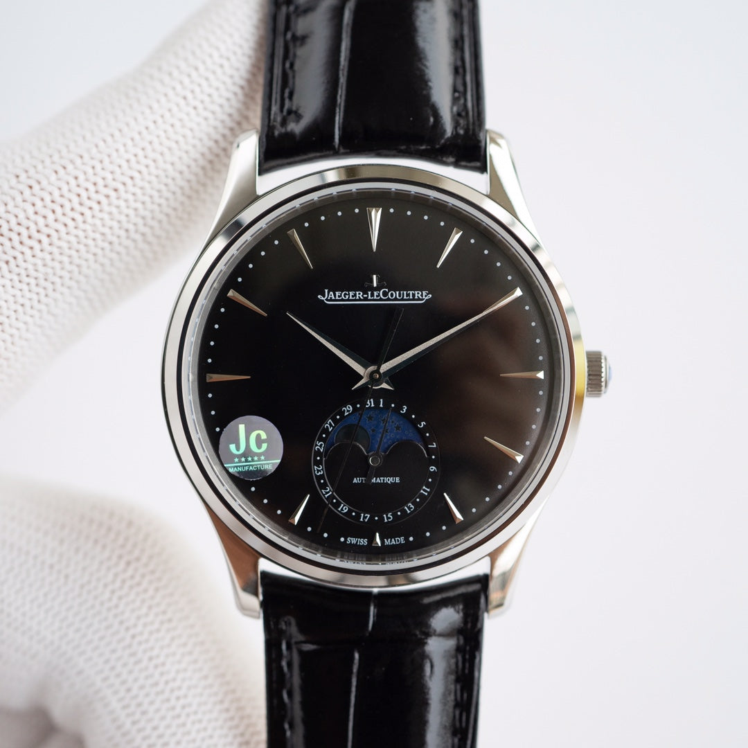 Jaeger-LeCoultre Master Moonphase Acero / Negro 39mm