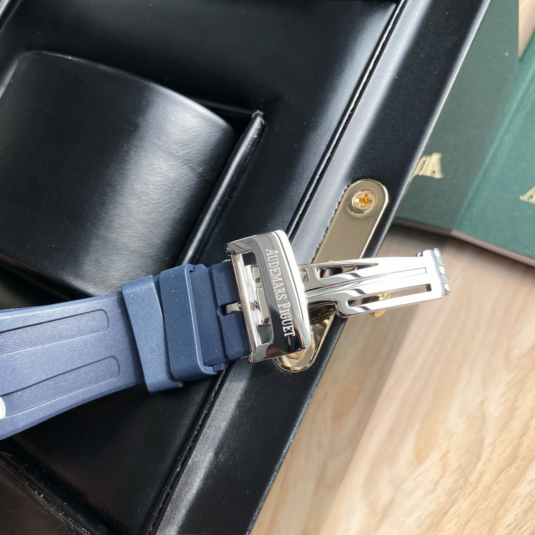 Audemars Piguet Royal Oak Offshore Acero / Correa Azul 37mm