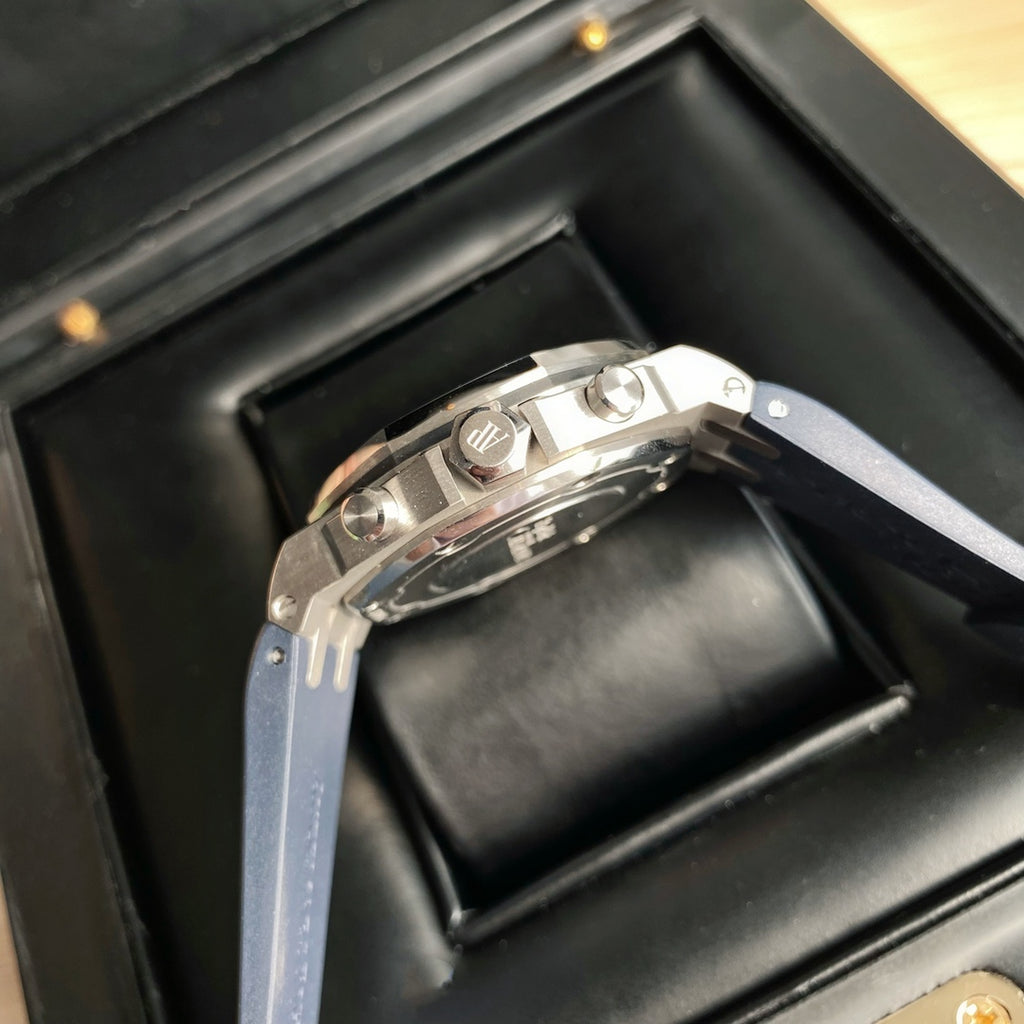 Audemars Piguet Royal Oak Offshore Acero / Correa Azul 37mm