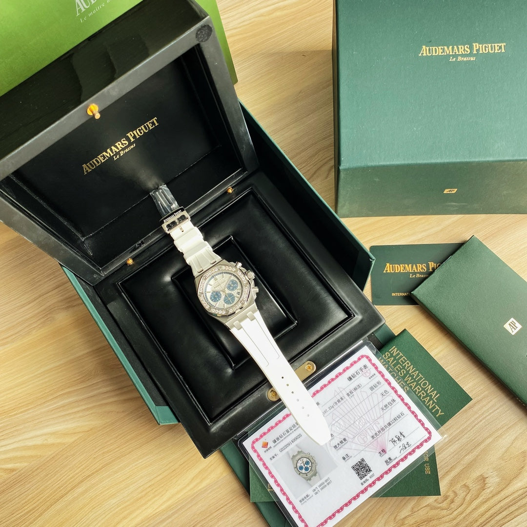 Audemars Piguet Royal Oak Offshore Acero  Azul & Blanco 37mm