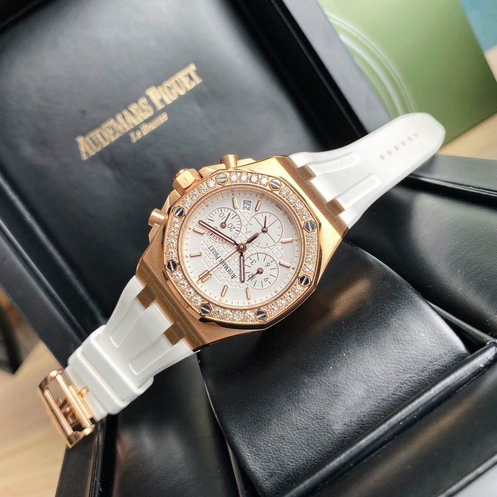 Audemars Piguet Royal Oak Offshore Oro Rosa / Esfera Blanca 37mm