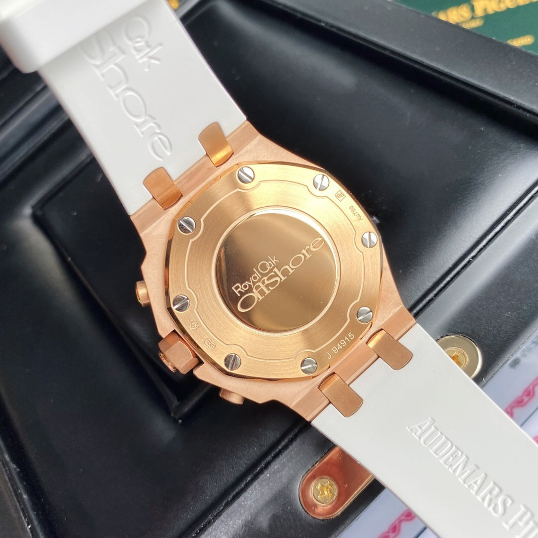 Audemars Piguet Royal Oak Offshore Oro Rosa / Esfera Blanca 37mm