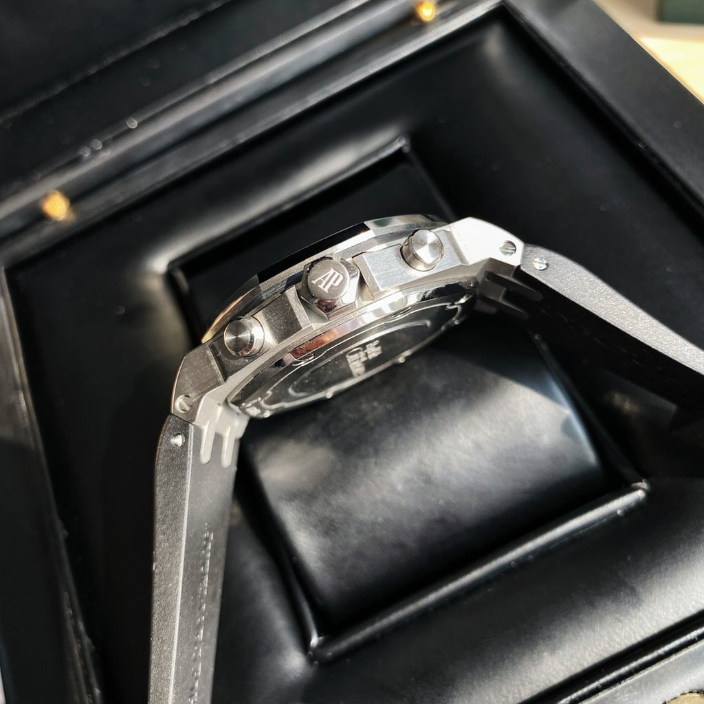 Audemars Piguet Royal Oak Offshore Acero  Correa Negra 37mm