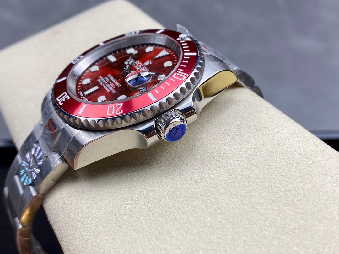 Rolex Oyster Perpetual Submariner Date Rojo completo 40mm