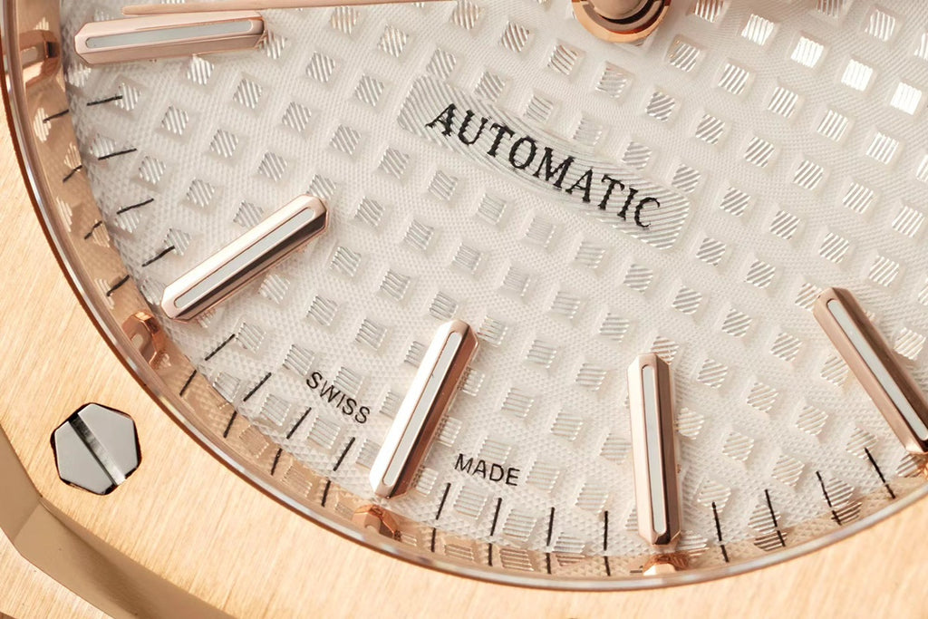 Audemars Piguet Royal Oak Oro Rosa Esfera Blanca 41mm