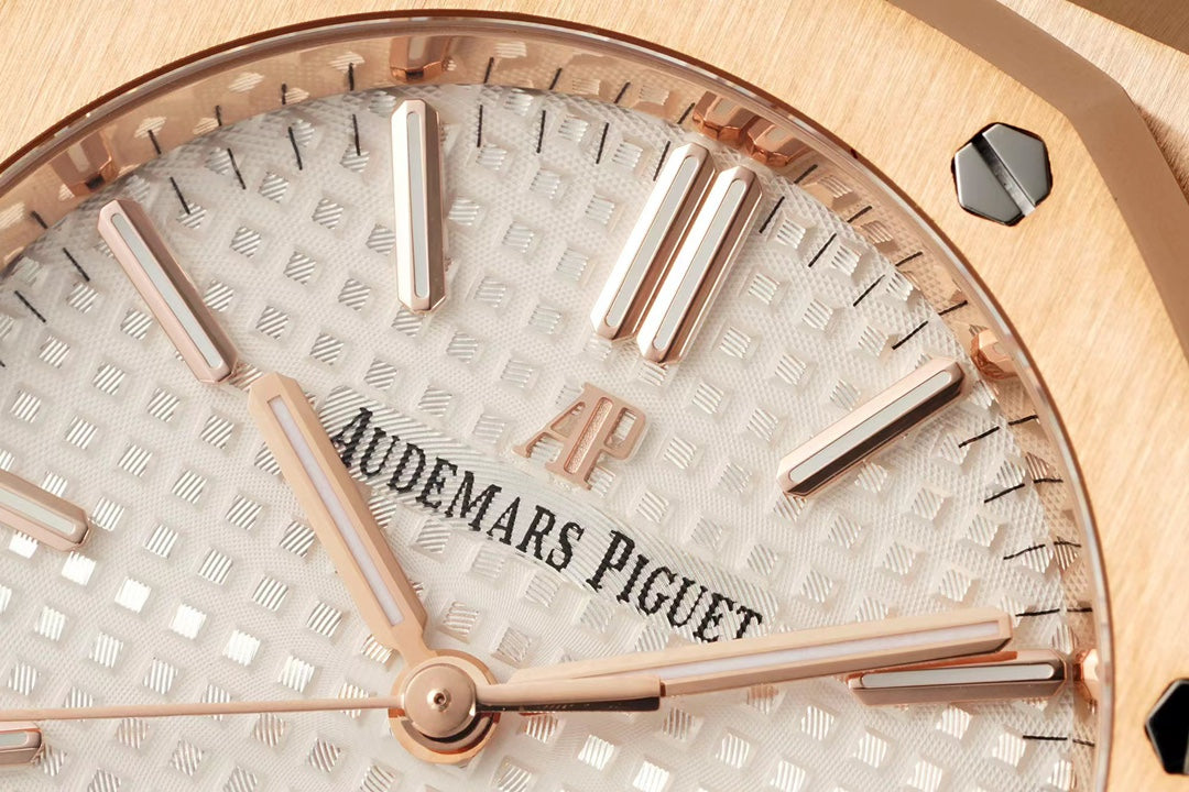 Audemars Piguet Royal Oak Oro Rosa Esfera Blanca 41mm