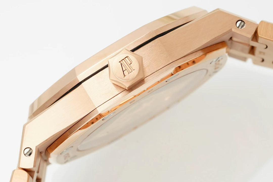 Audemars Piguet Royal Oak Oro Rosa Esfera Blanca 41mm