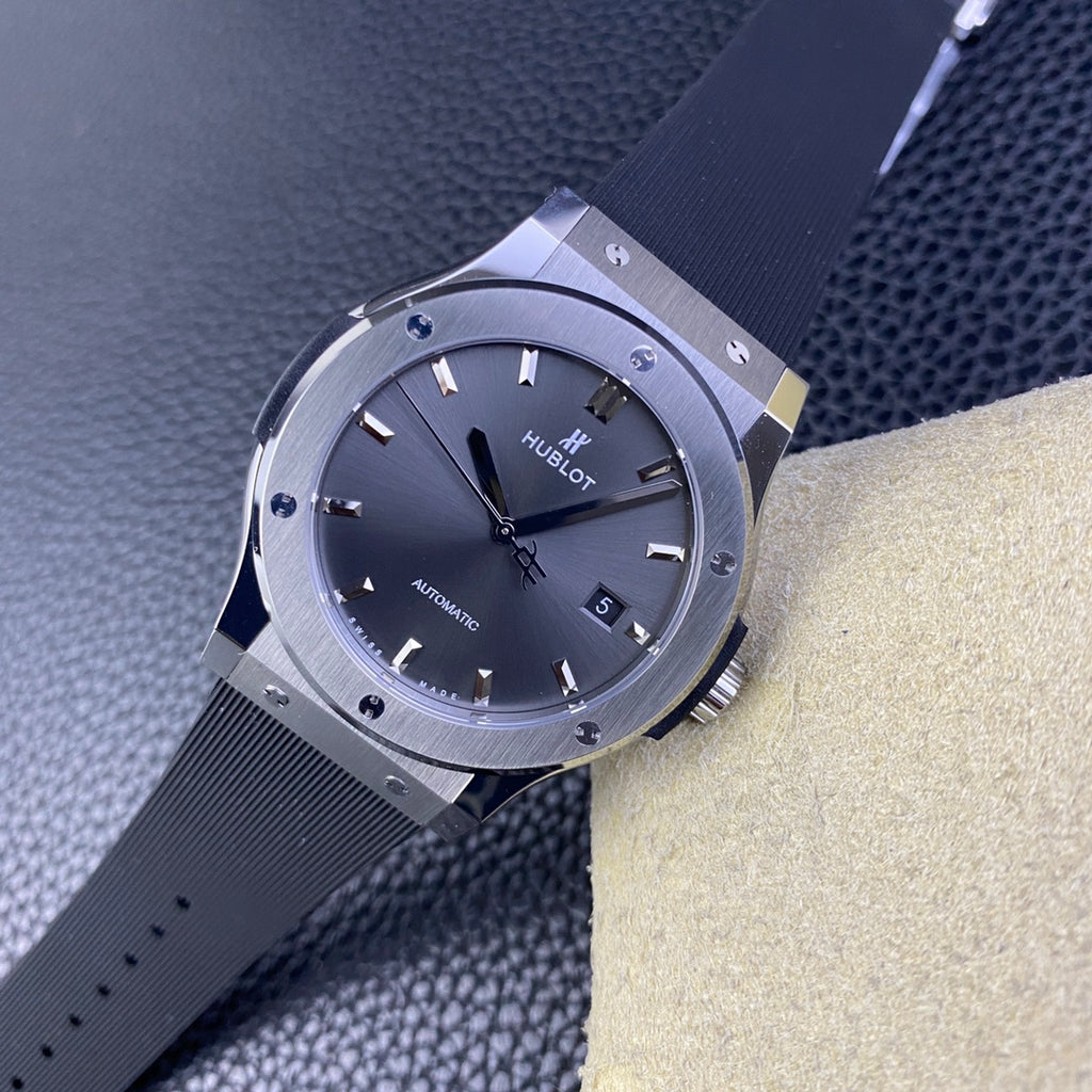 Hublot Classic Fusion Titanium Gris 42mm Correa Caucho Gris 42mm