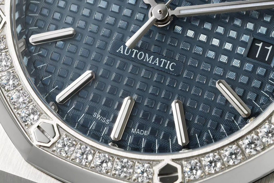 Audemars Piguet Royal Oak Azul Bisel Diamantes 41mm