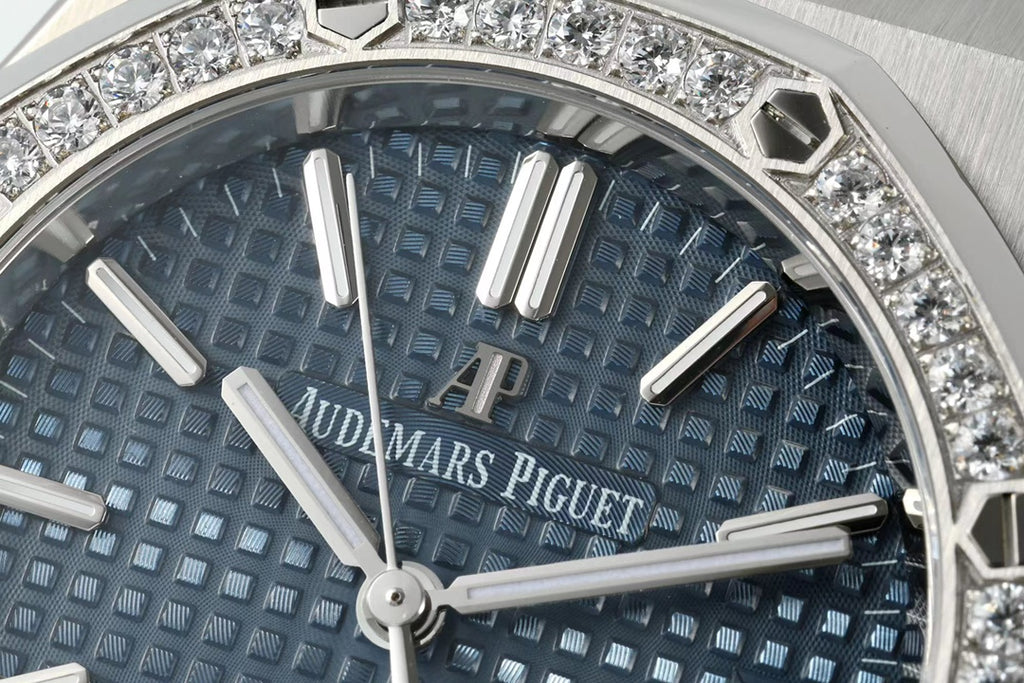 Audemars Piguet Royal Oak Azul Bisel Diamantes 41mm