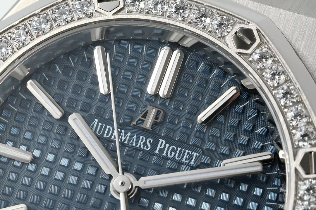 Audemars Piguet Royal Oak Azul Bisel Diamantes 41mm