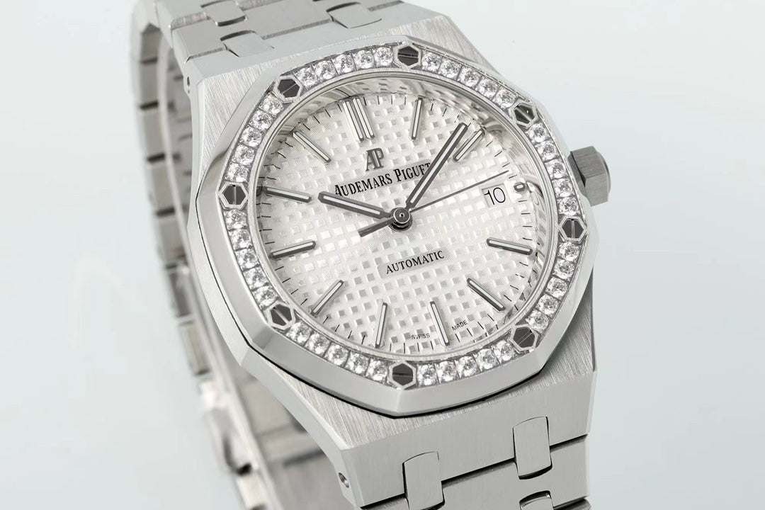 Audemars Piguet Royal Oak Blanco Bisel Diamantes 41mm
