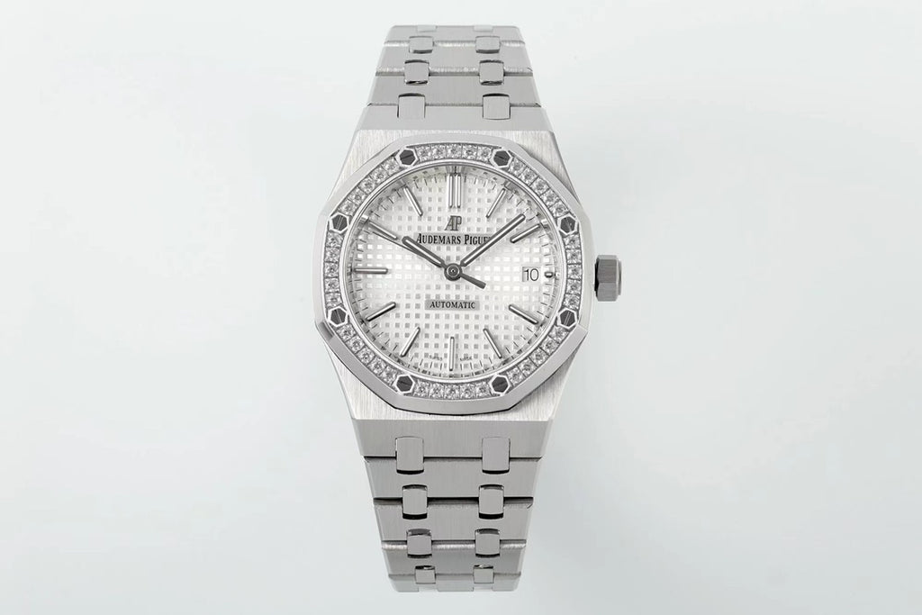 Audemars Piguet Royal Oak Blanco Bisel Diamantes 41mm