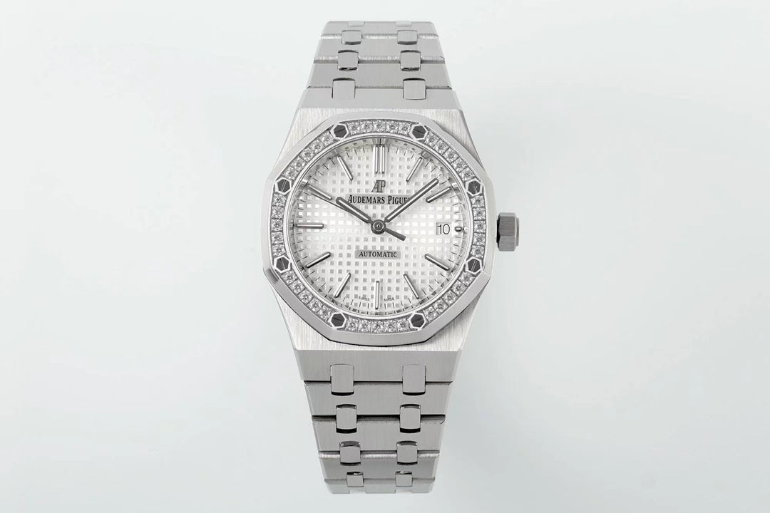 Audemars Piguet Royal Oak Blanco Bisel Diamantes 41mm