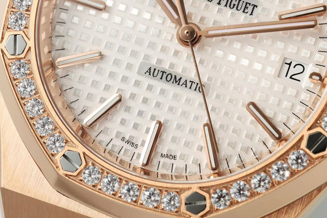 Audemars Piguet Royal Oak Oro Rosa Bisel Diamantes 41mm