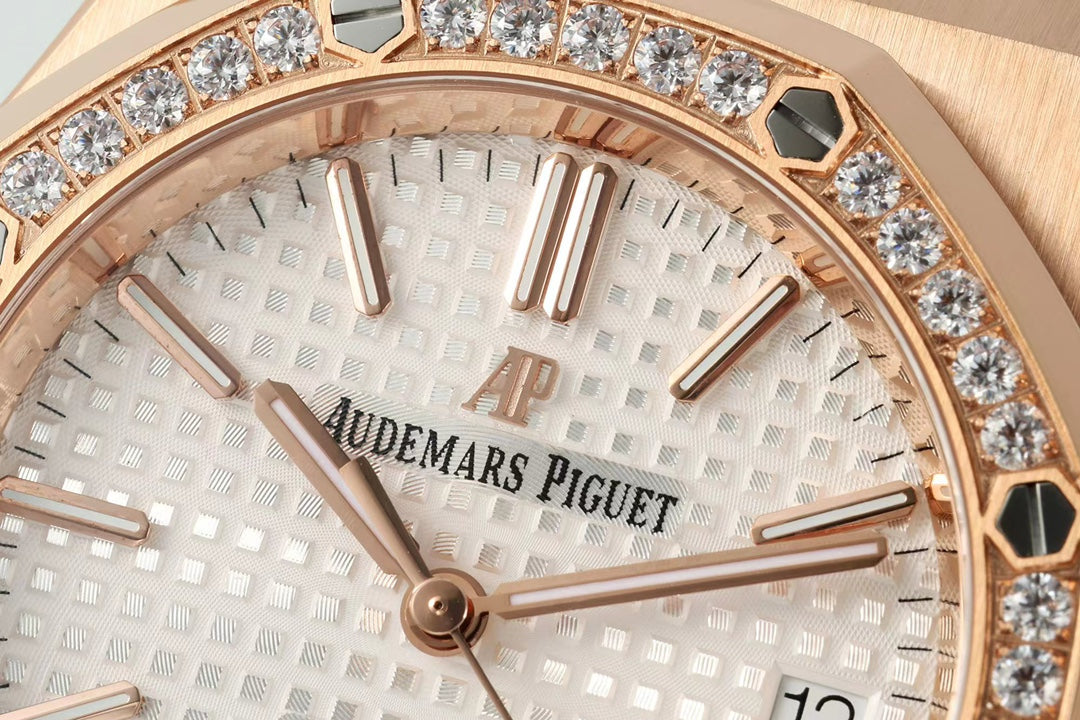 Audemars Piguet Royal Oak Oro Rosa Bisel Diamantes 41mm