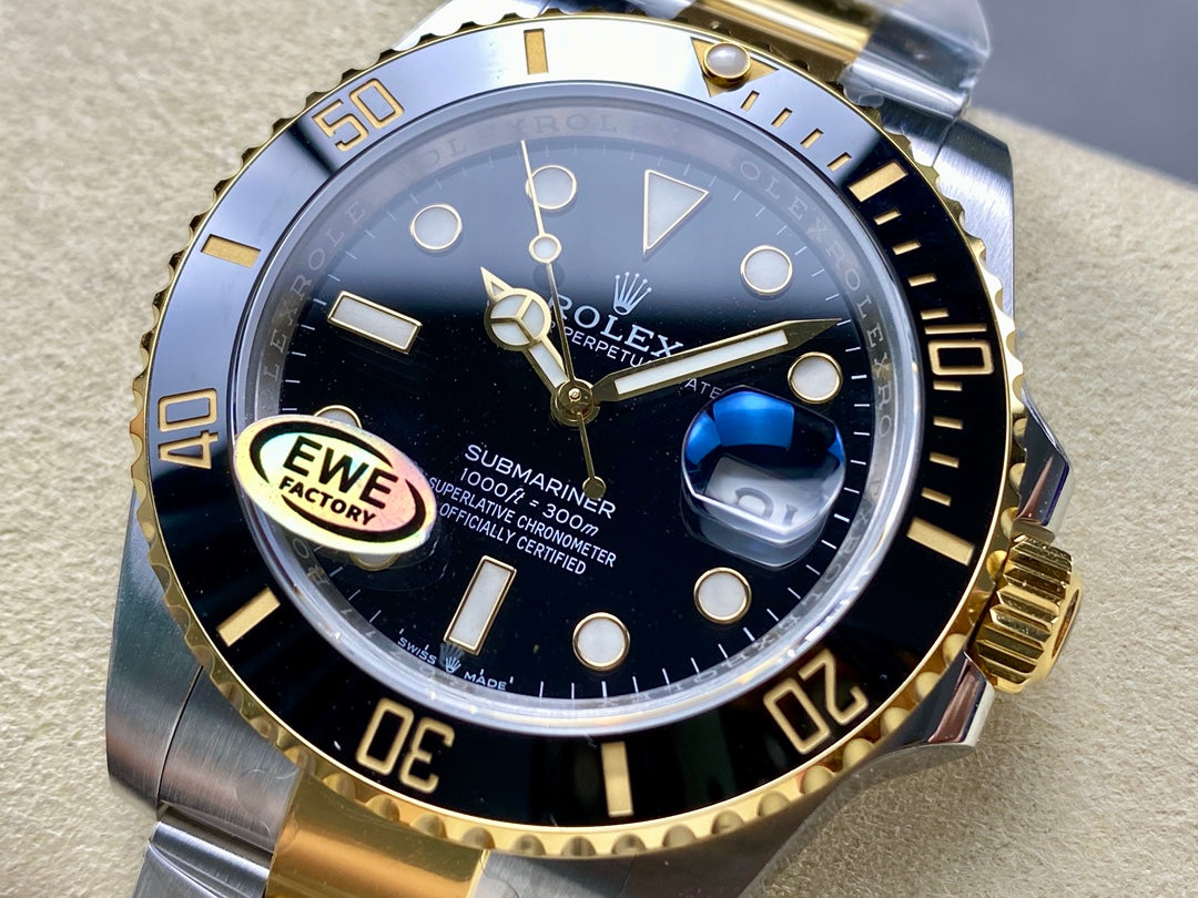 Rolex Oyster Perpetual Submariner Date Oro & Negro Bicolor 41mm