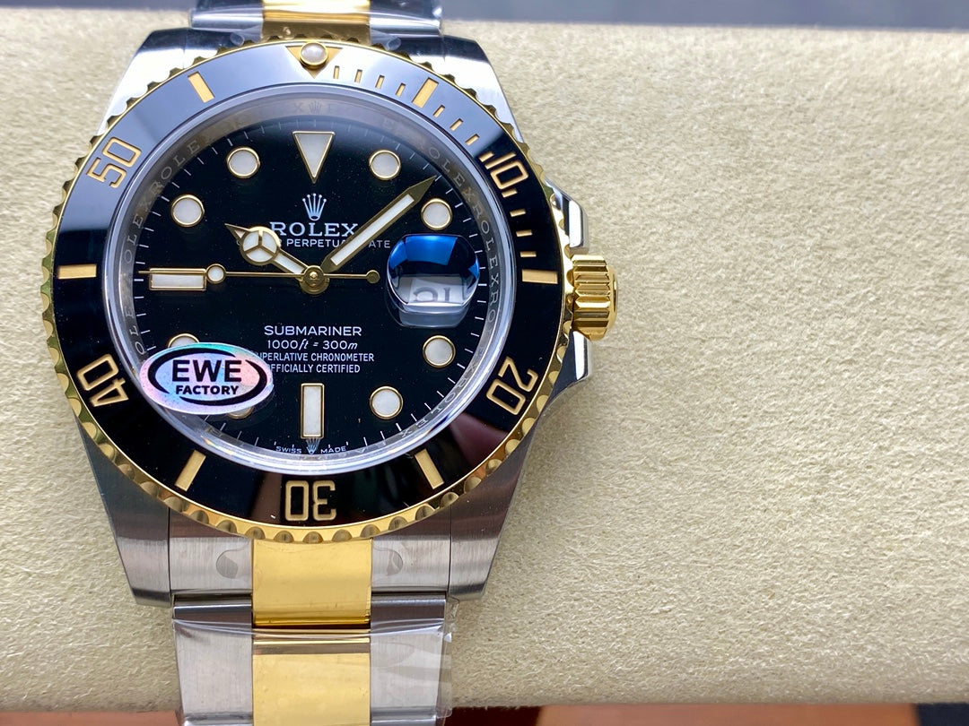 Rolex Oyster Perpetual Submariner Date Oro & Negro Bicolor 41mm