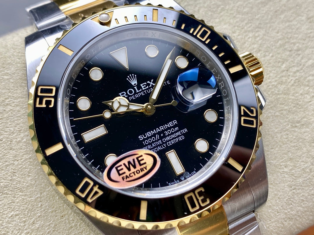 Rolex Oyster Perpetual Submariner Date Oro & Negro Bicolor 41mm