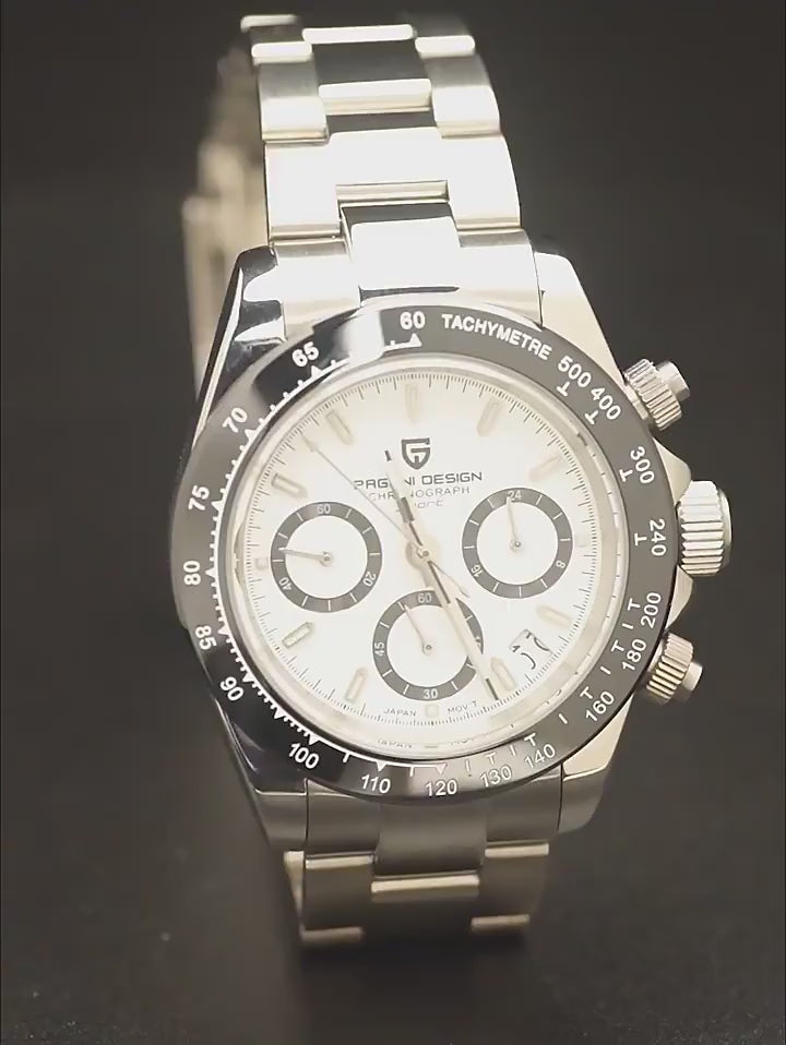 Pagani Design – Reloj de Cuarzo Multifunción con Cronógrafo